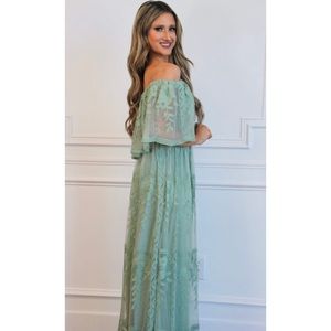 NWT Lace Maxi Dress